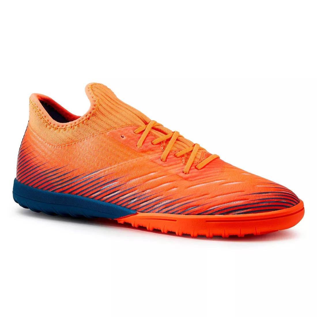 Kids Unisex Lace-Up Football Boots - Clr Turf Tf, Orange, , large image number 0