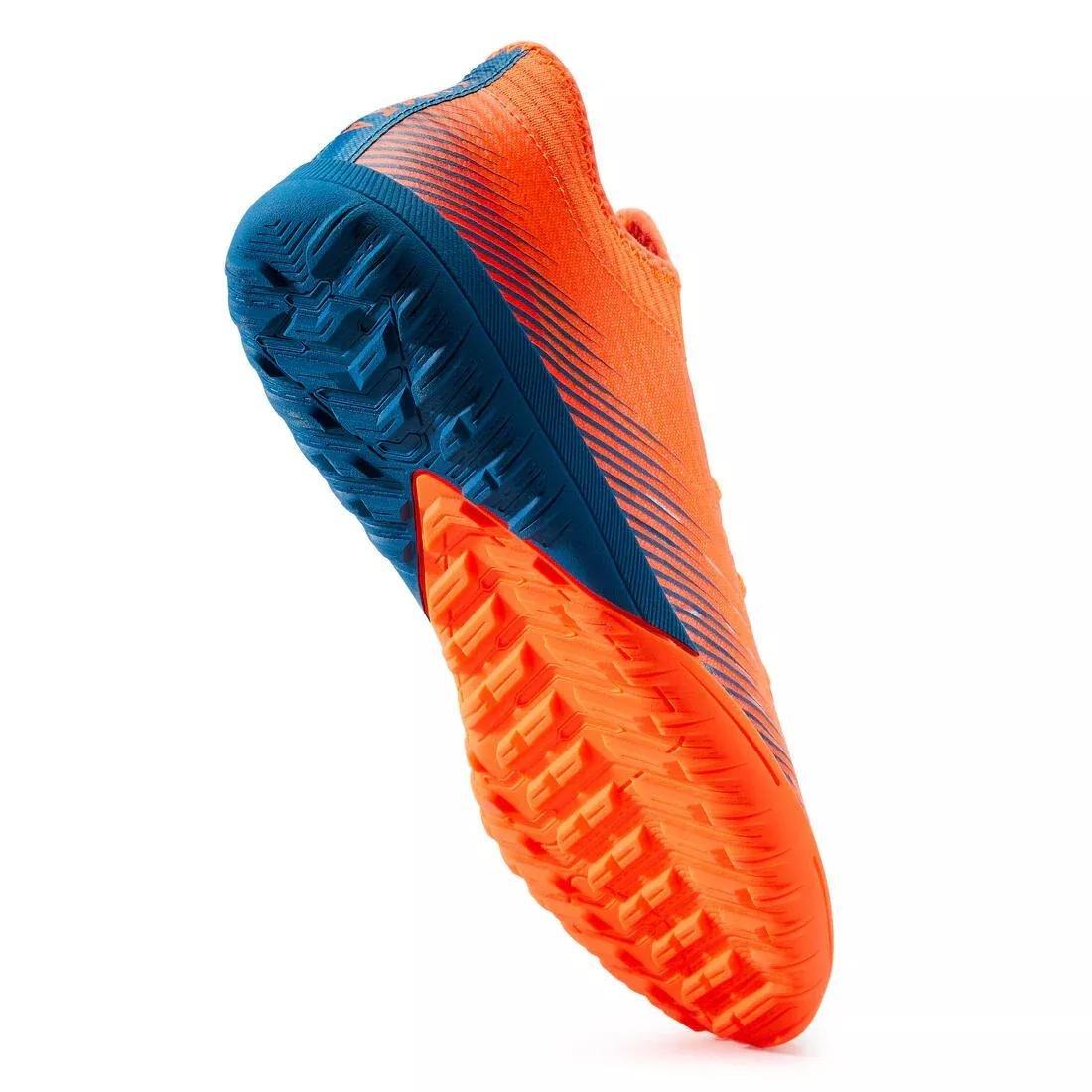 Kids Unisex Lace-Up Football Boots - Clr Turf Tf, Orange, , large image number 2