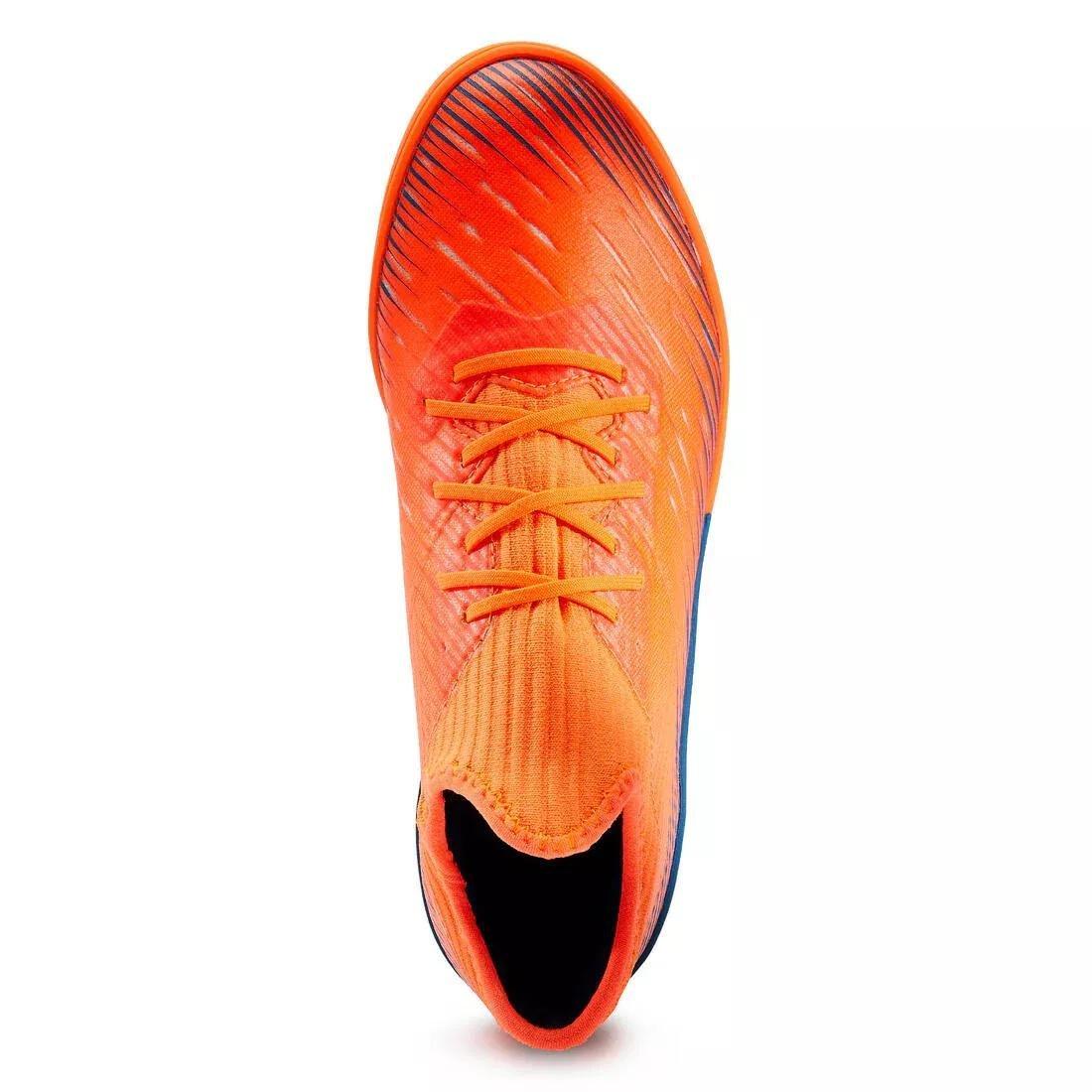Kids Unisex Lace-Up Football Boots - Clr Turf Tf, Orange, , large image number 3