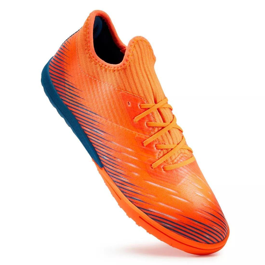 Kids Unisex Lace-Up Football Boots - Clr Turf Tf, Orange, , large image number 4