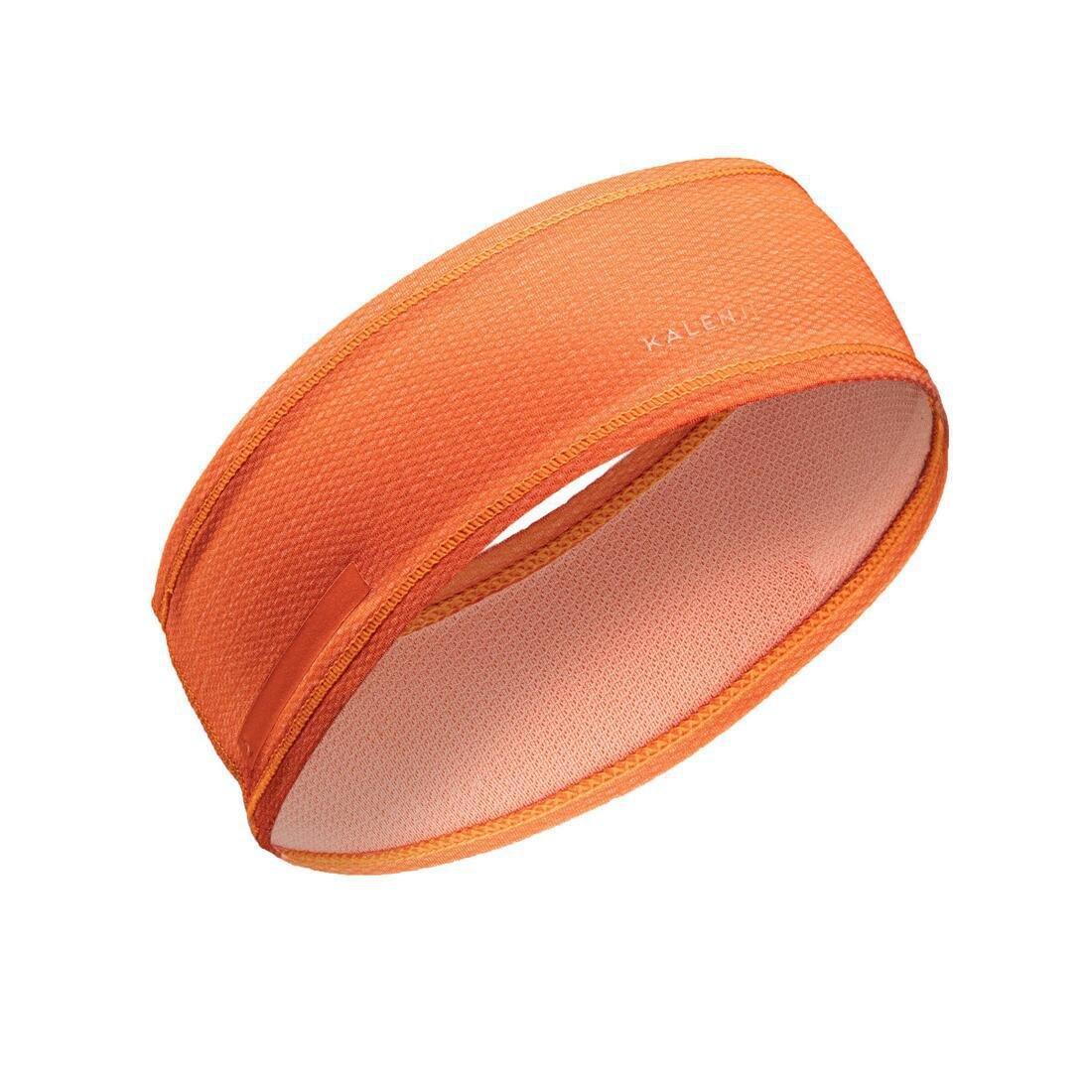 Kalenji Running Headband, Orange, No Color, large image number 0