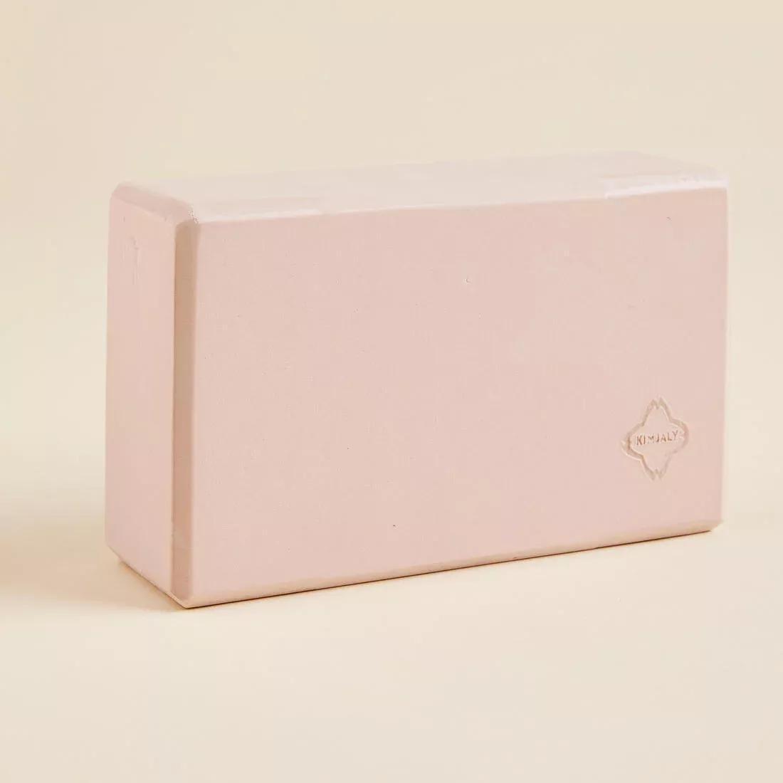 Yoga Foam Block, Pink, No Color, large image number 0