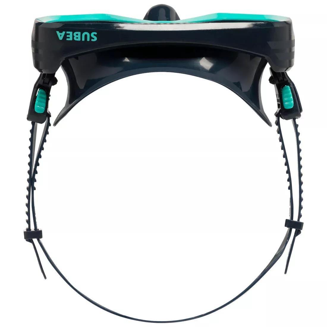 Diving Mask - 100 Scd, Blue, , large image number 14