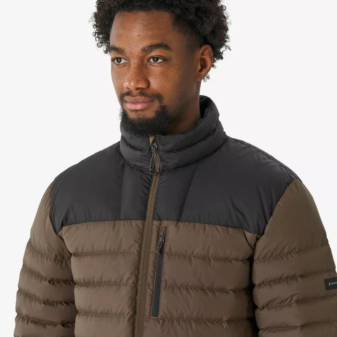 Men Hiking Down Jacket -10C - MH500, Brown, No Color, large image number 3