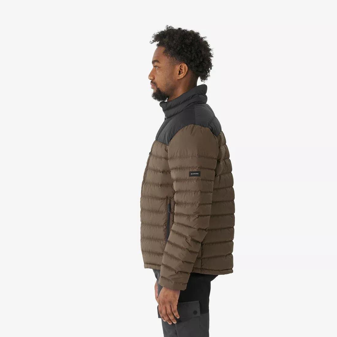 Men Hiking Down Jacket -10C - MH500, Brown, No Color, large image number 4