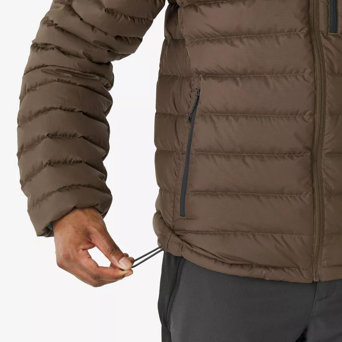 Men Hiking Down Jacket -10C - MH500, Brown, No Color, large image number 5