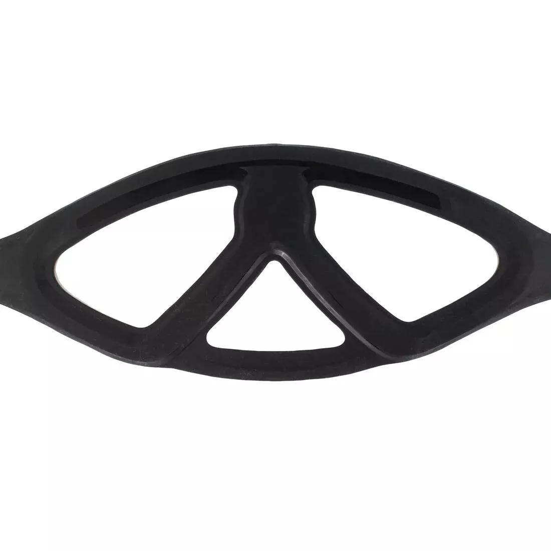 BLACK Scuba mask - 500 Dual BlackGrey, , large image number 8