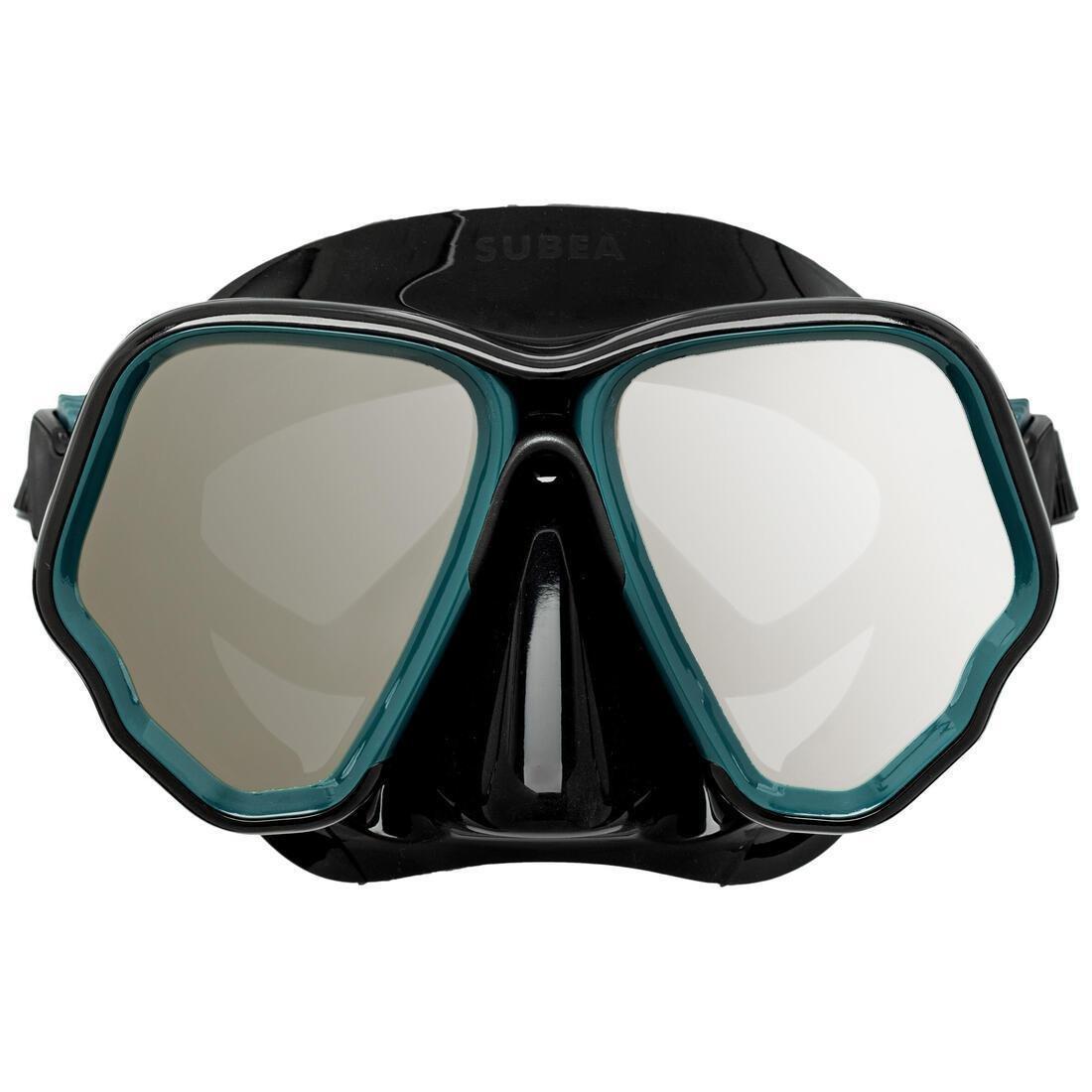 Scuba Mask - 500 Dual, Black, , large image number 2