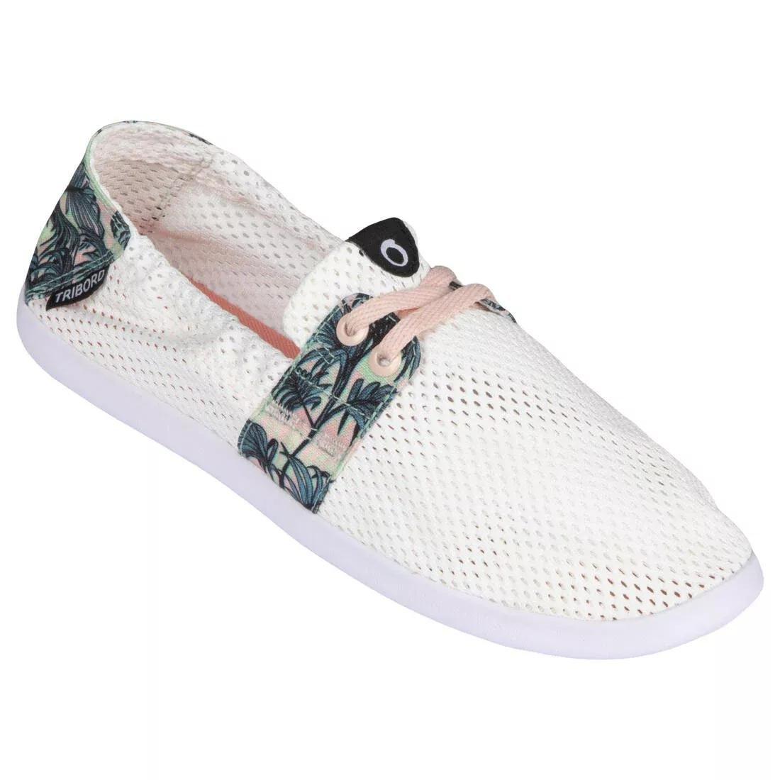 COTTON WHITE WOMEN'S SHOES AREETA - Exotic, No Color, medium