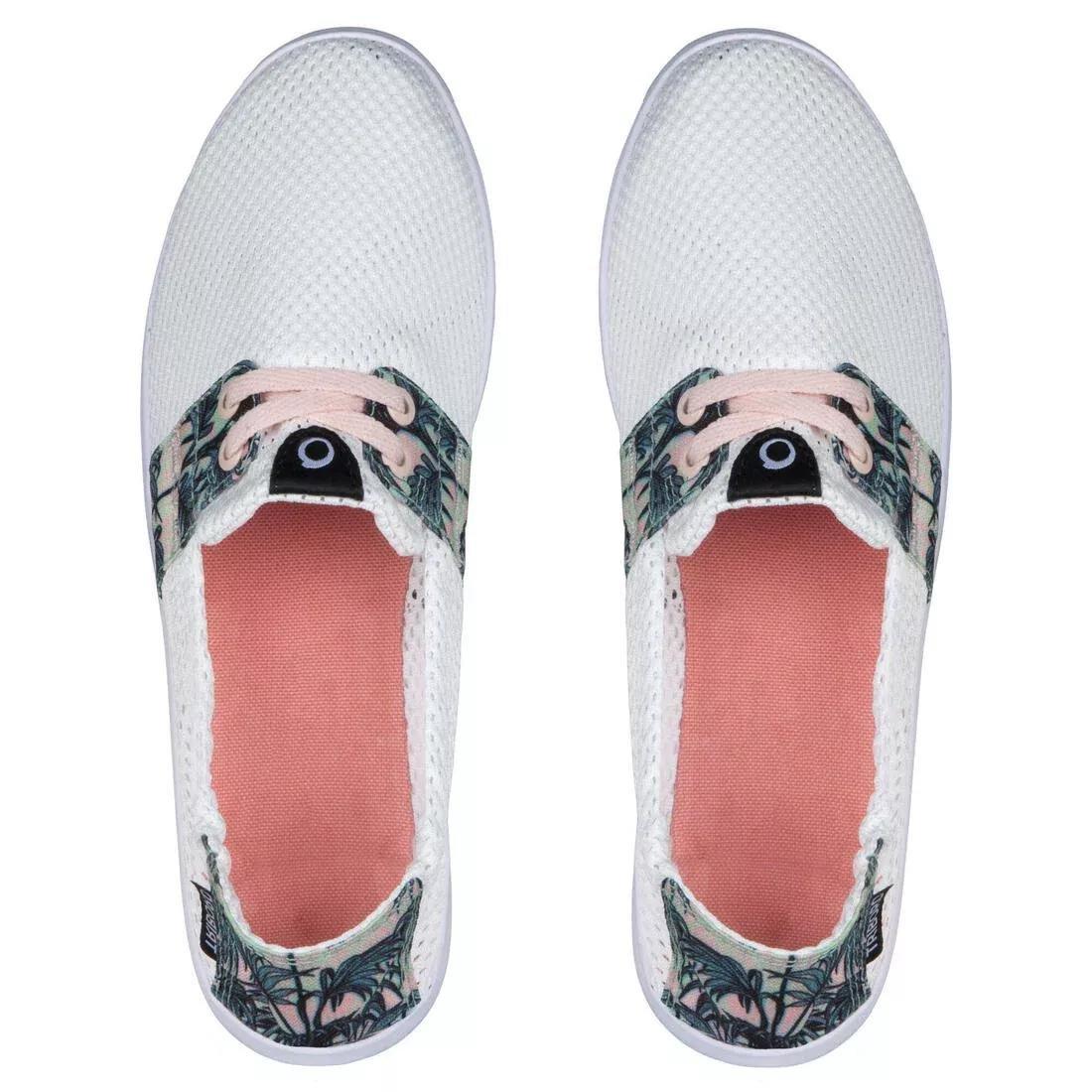 COTTON WHITE WOMEN'S SHOES AREETA - Exotic, No Color, medium