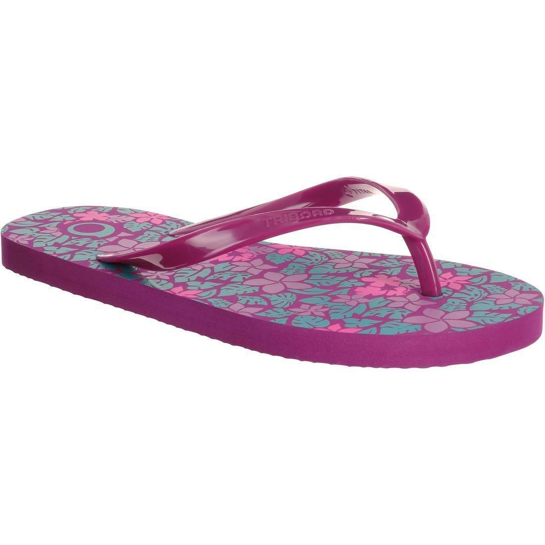 TO100 Print Leo Junior Flip-Flops, Desert Rose, No Color, large image number 8