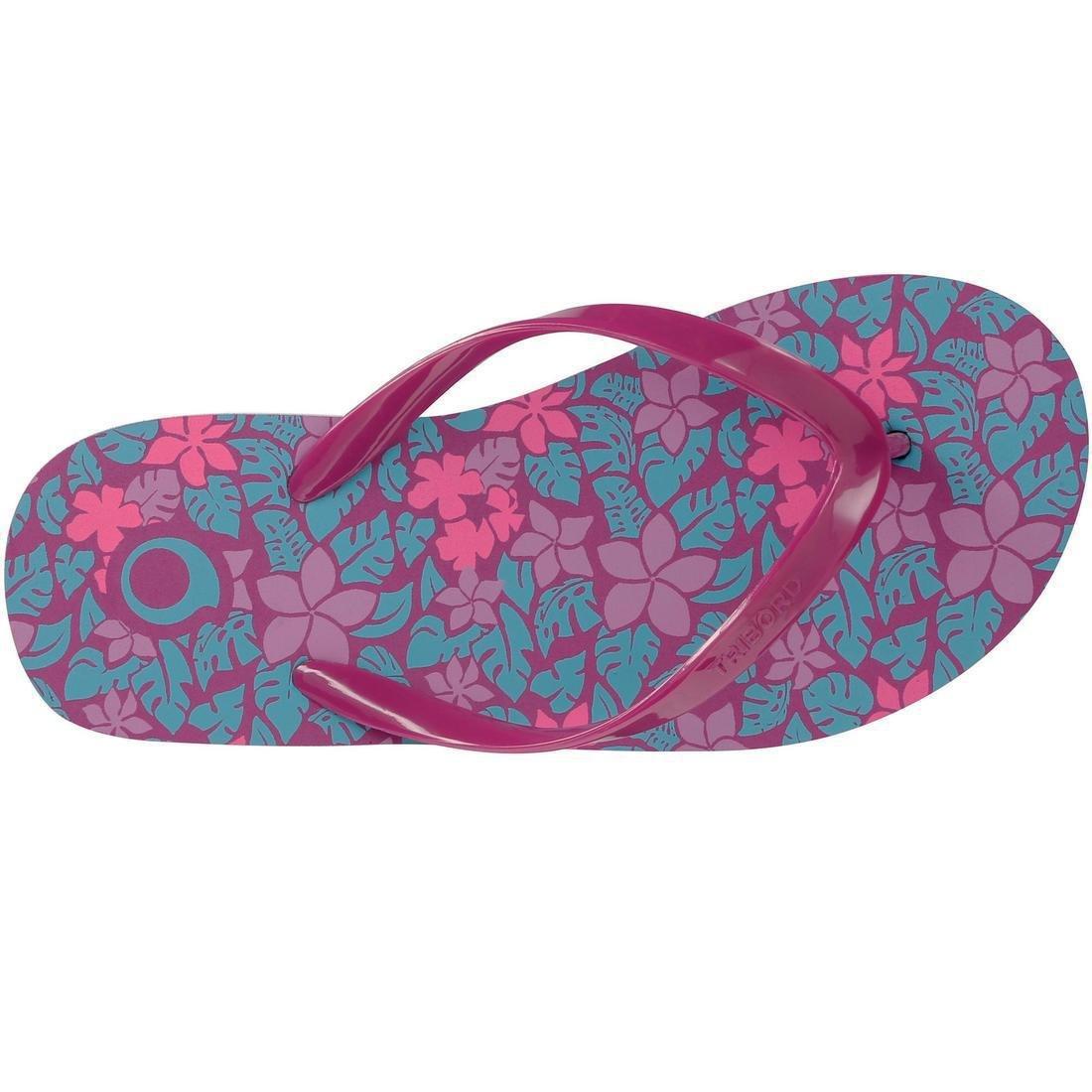 OLAIAN - TO100 Print Leo Junior Flip-Flops, Desert Rose