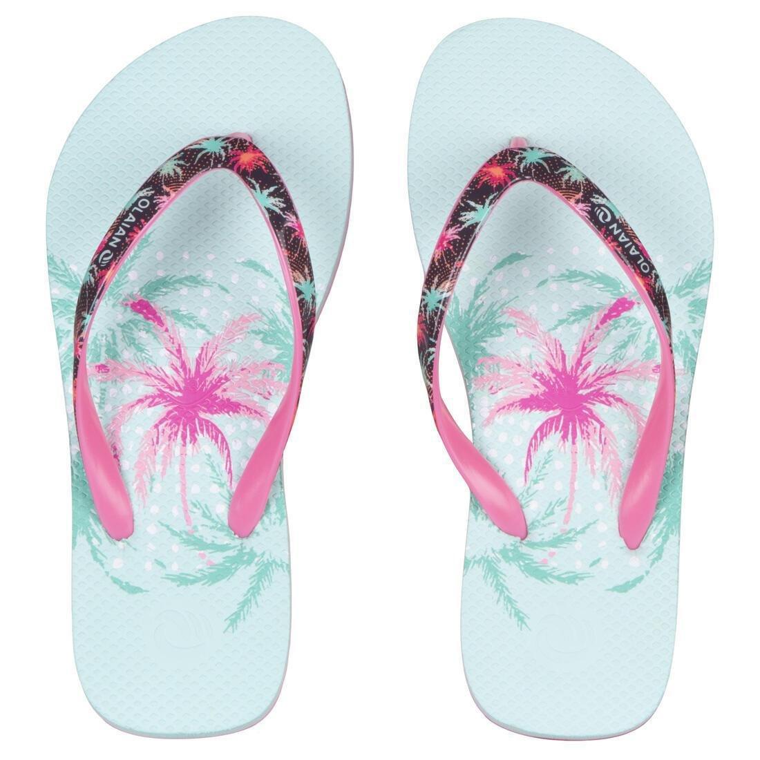Kids Girls Flip-Flops - 500 Naimi, Blue, , large image number 9