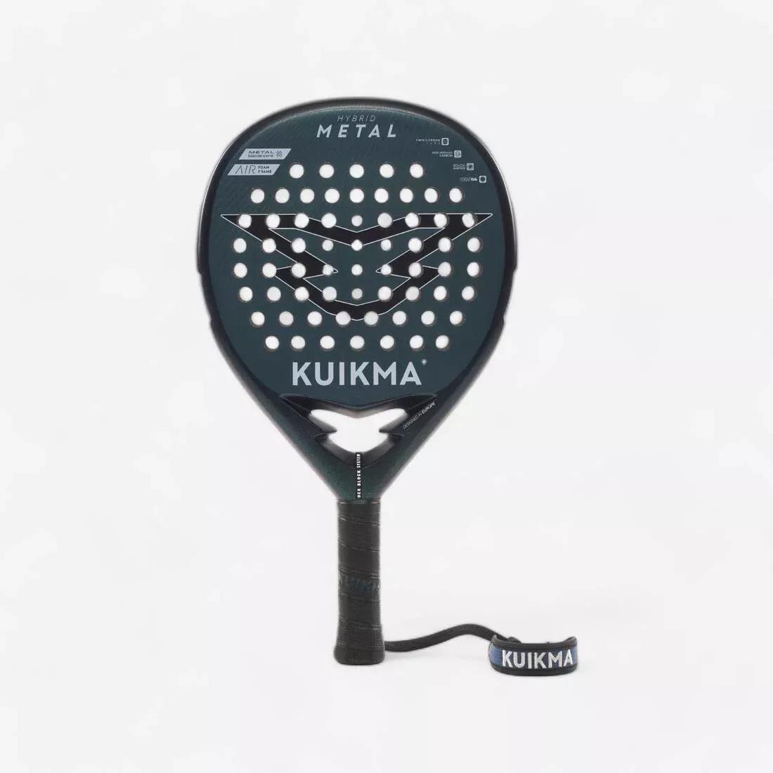 Adults Padel Racket Hybrid Metal, Navy, No Color, medium