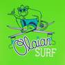 OLAIAN - Kids Surfing Anti-V Printed Water T-Shirt, Fluo Lime