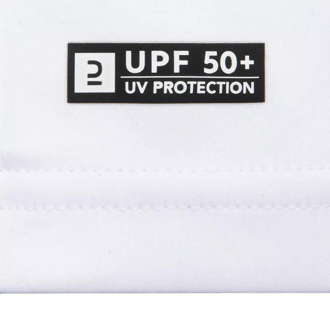 Kids Surfing Anti-Uv Long-Sleeved Printed Water T-Shirt, White, , large image number 6