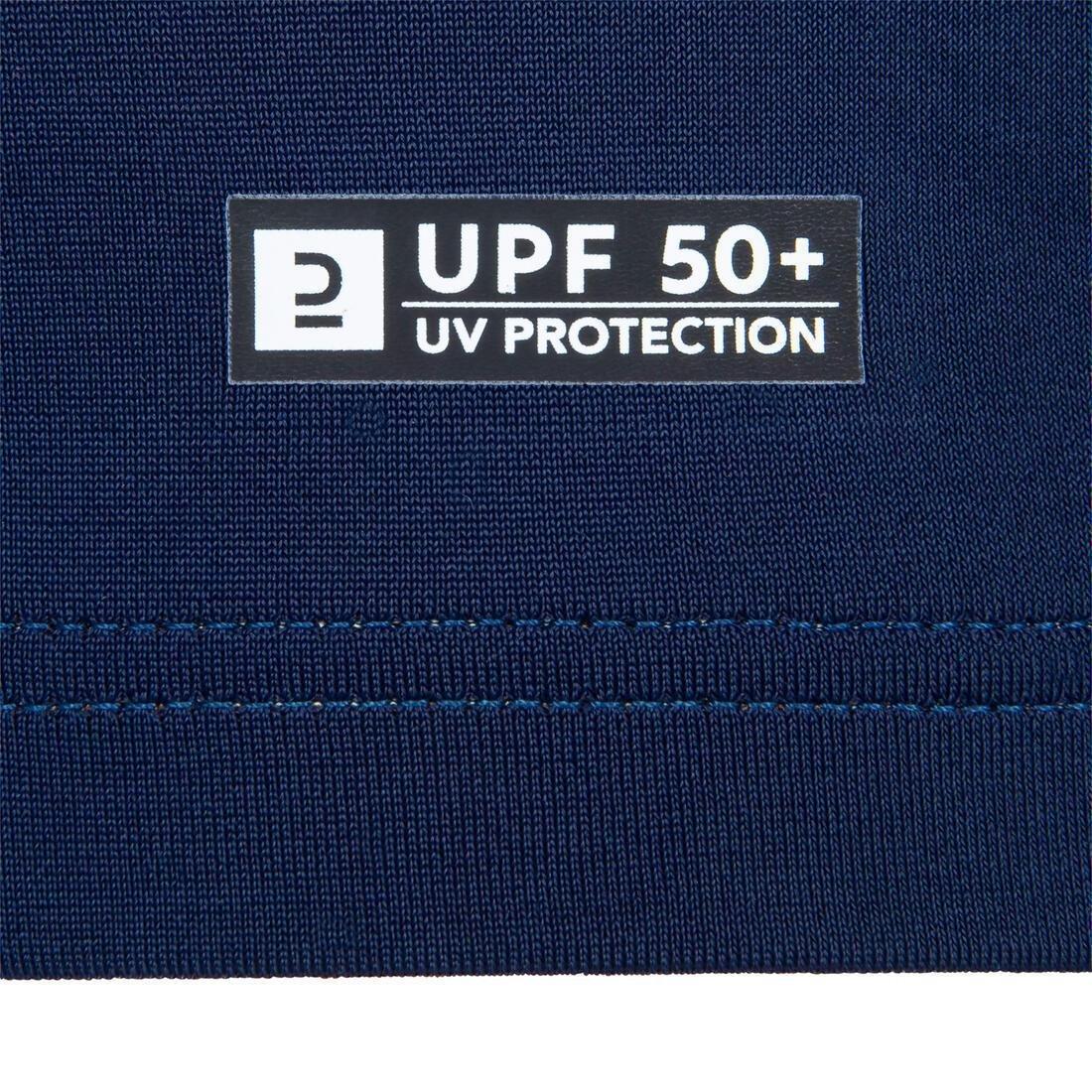 Kids Boys Short-Sleeved Sun Top, Blue, No Color, large image number 4