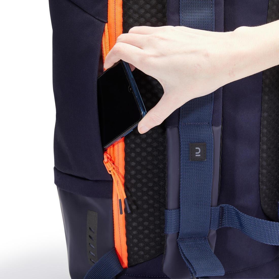 35-Litre Backpack Intensive - Storm, Asphalt Blue, No Color, large image number 8