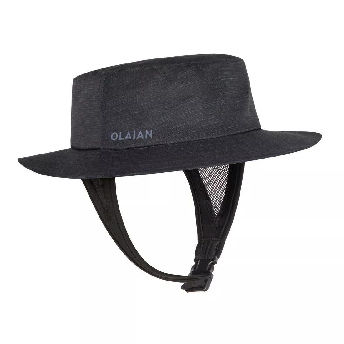 Men Surf Hat 500, Black, No Color, large image number 0