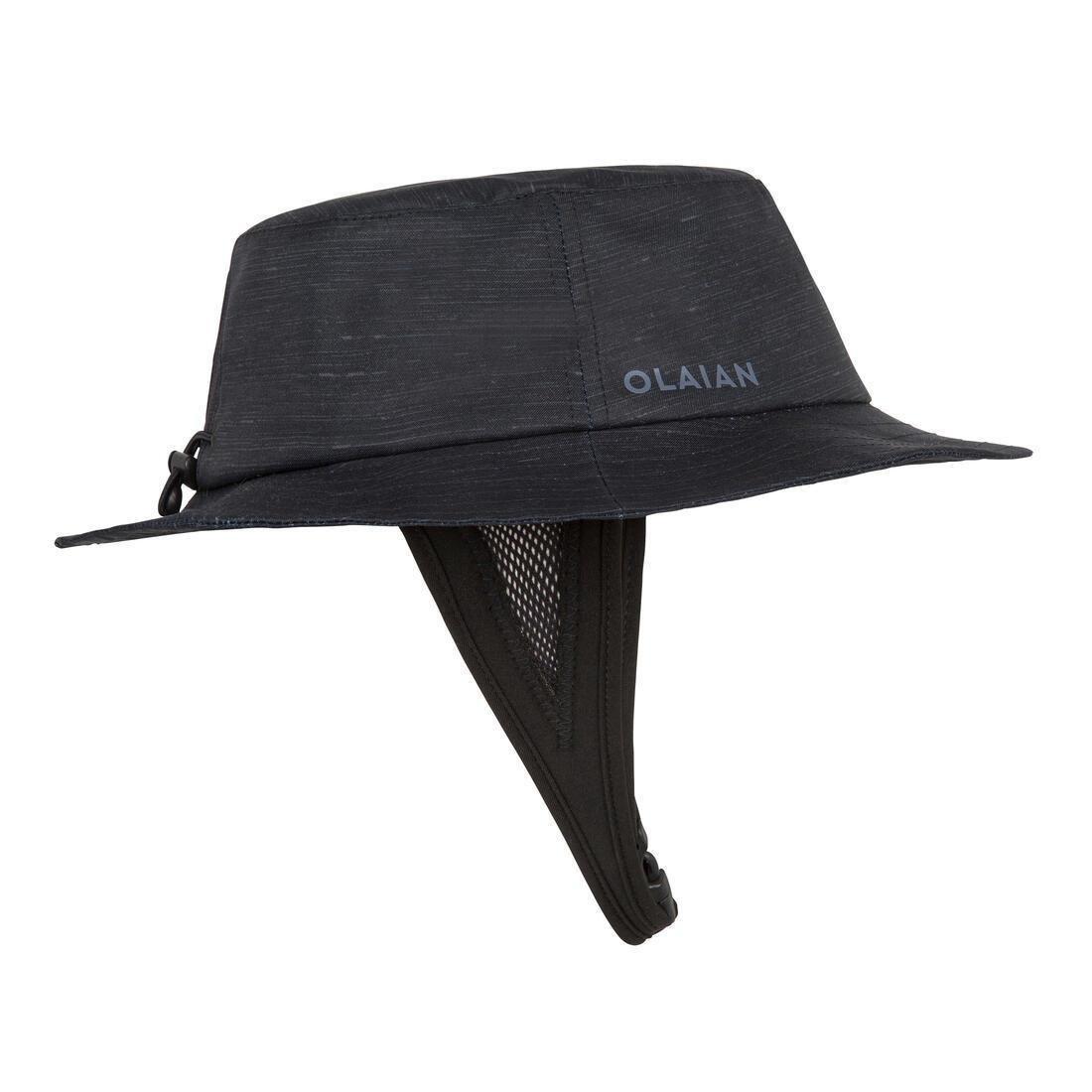 Men Surf Hat 500, Black, No Color, large image number 3