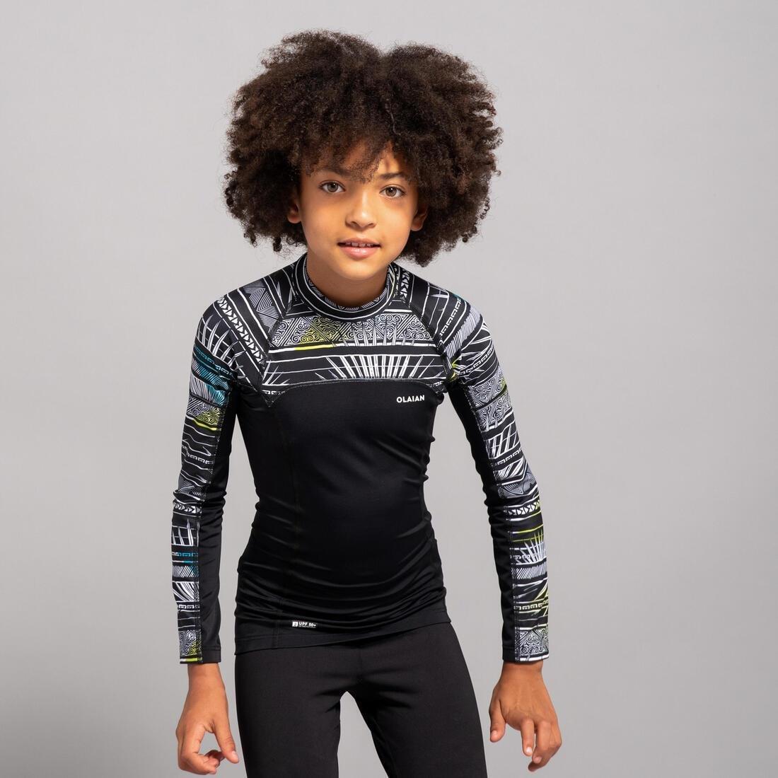Kids Boys Long Sleeve Sun Top, Blue, , large image number 9