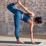 KIMJALY - Women Seamless 7/8 Yoga Leggings, Purple
