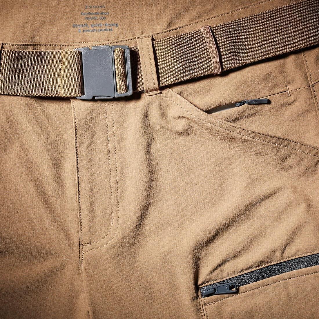 Men Shorts - Travel 900, Brown, No Color, large image number 3