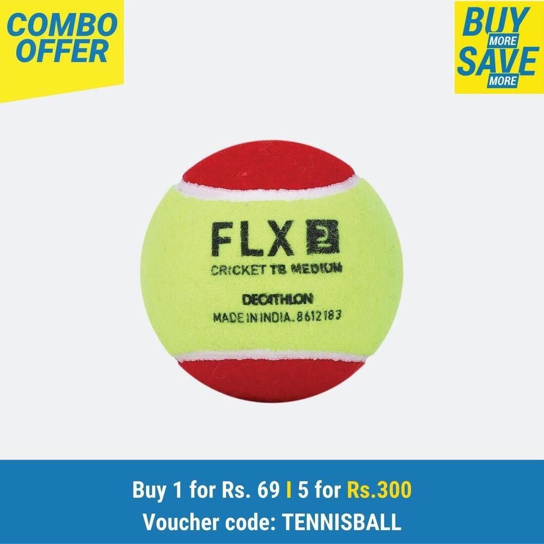 FLX - Cricket Tennis Ball Tb, Yellow