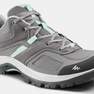 QUECHUA - Women Mountain Walking Shoes - Mh100, Grey