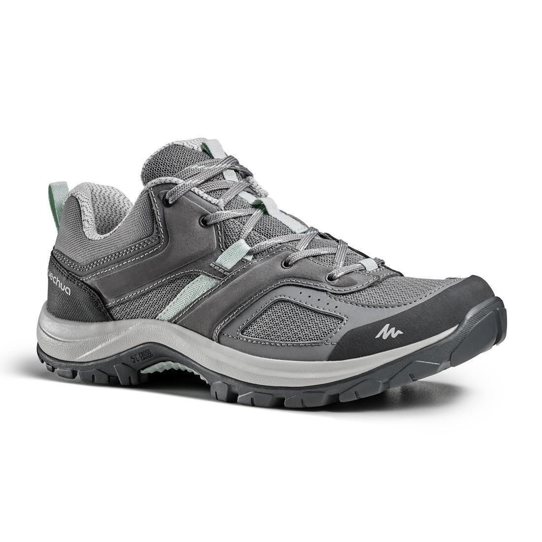 Women Mountain Walking Shoes - Mh100, Grey, , large image number 7