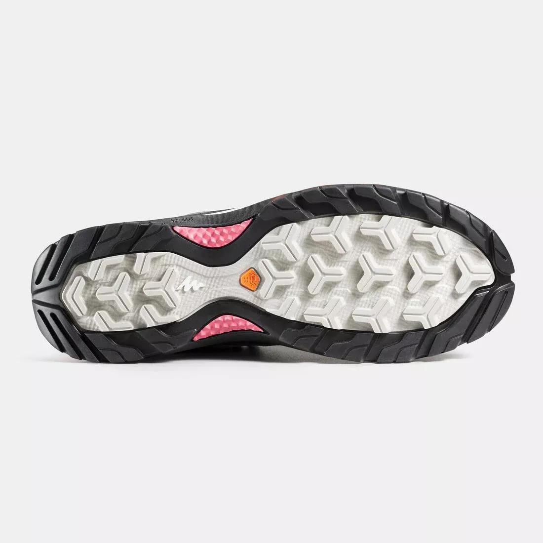 Women Waterproof Walking Boots - Mh500 Mid, Grey, , large image number 8