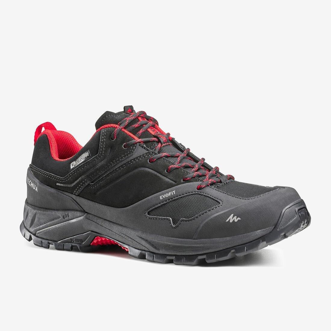 BLACK Men's waterproof mountain walking shoes - MH500, , medium