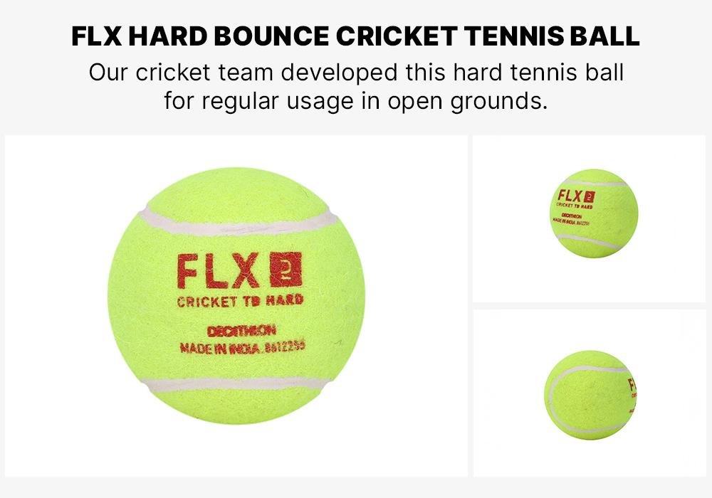 Tb Hard Cricket Tennis Ball, Lime Yellow, No Color, large image number 7
