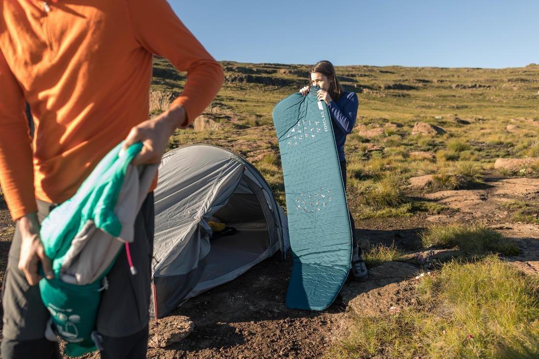 Self-Inflating Trekking Mattress - Mt100 L - 180 X 52 Cm - 1 Person, Grey, No Color, large image number 6