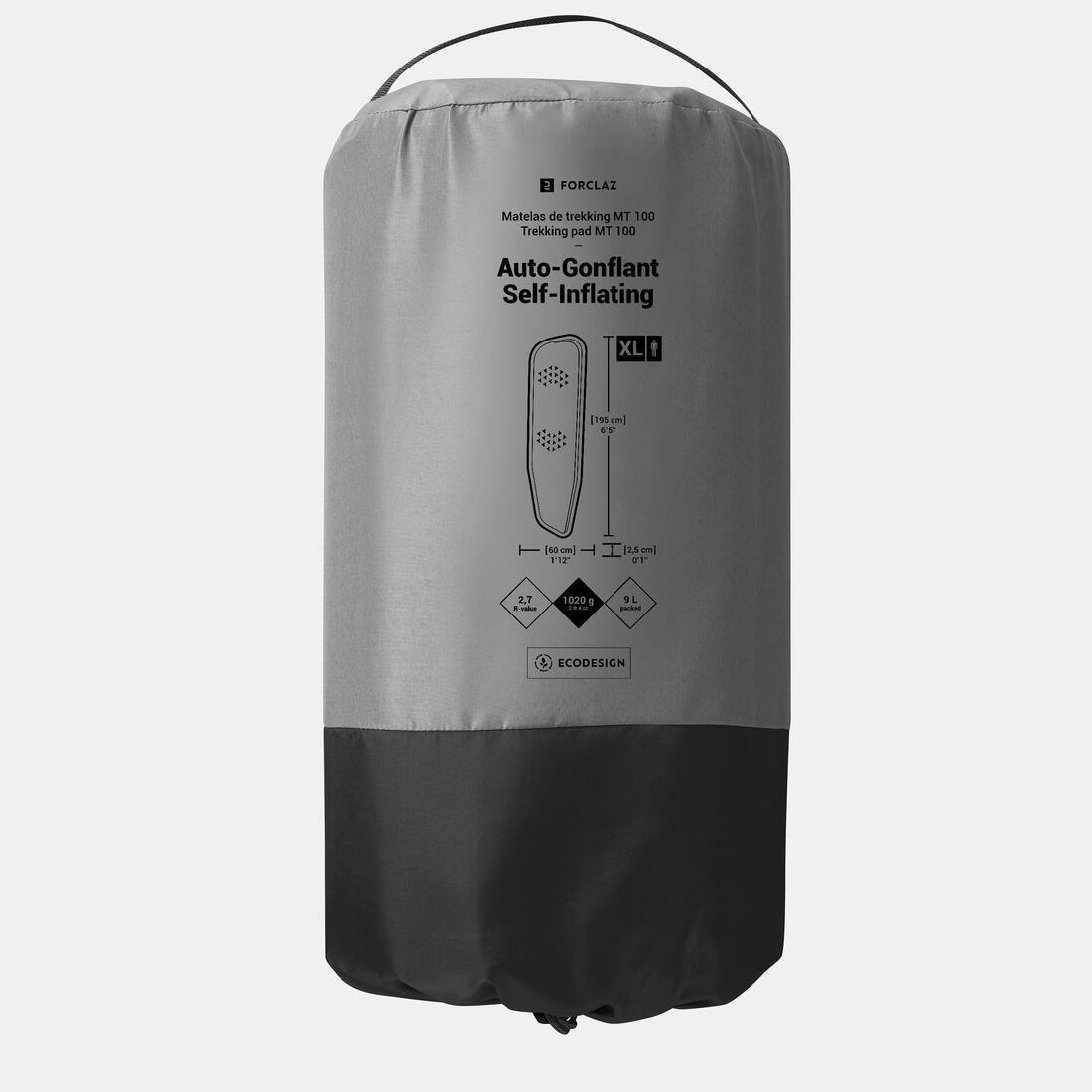 Self-Inflating Trekking Mattress - Trek 500 Xl, Grey, No Color, large image number 7
