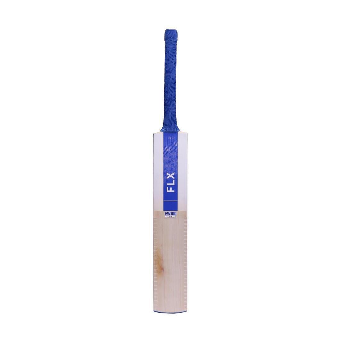 Kids Kashmir Willow Cricket Bat KW100 Jr, Indigo Blue, No Color, large image number 0