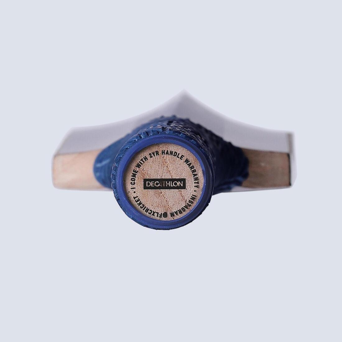 Kids Kashmir Willow Cricket Bat KW100 Jr, Indigo Blue, No Color, large image number 3