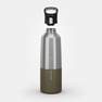 QUECHUA - Isothermal Stainless Steel Hiking Flask Mh500 1L, Green