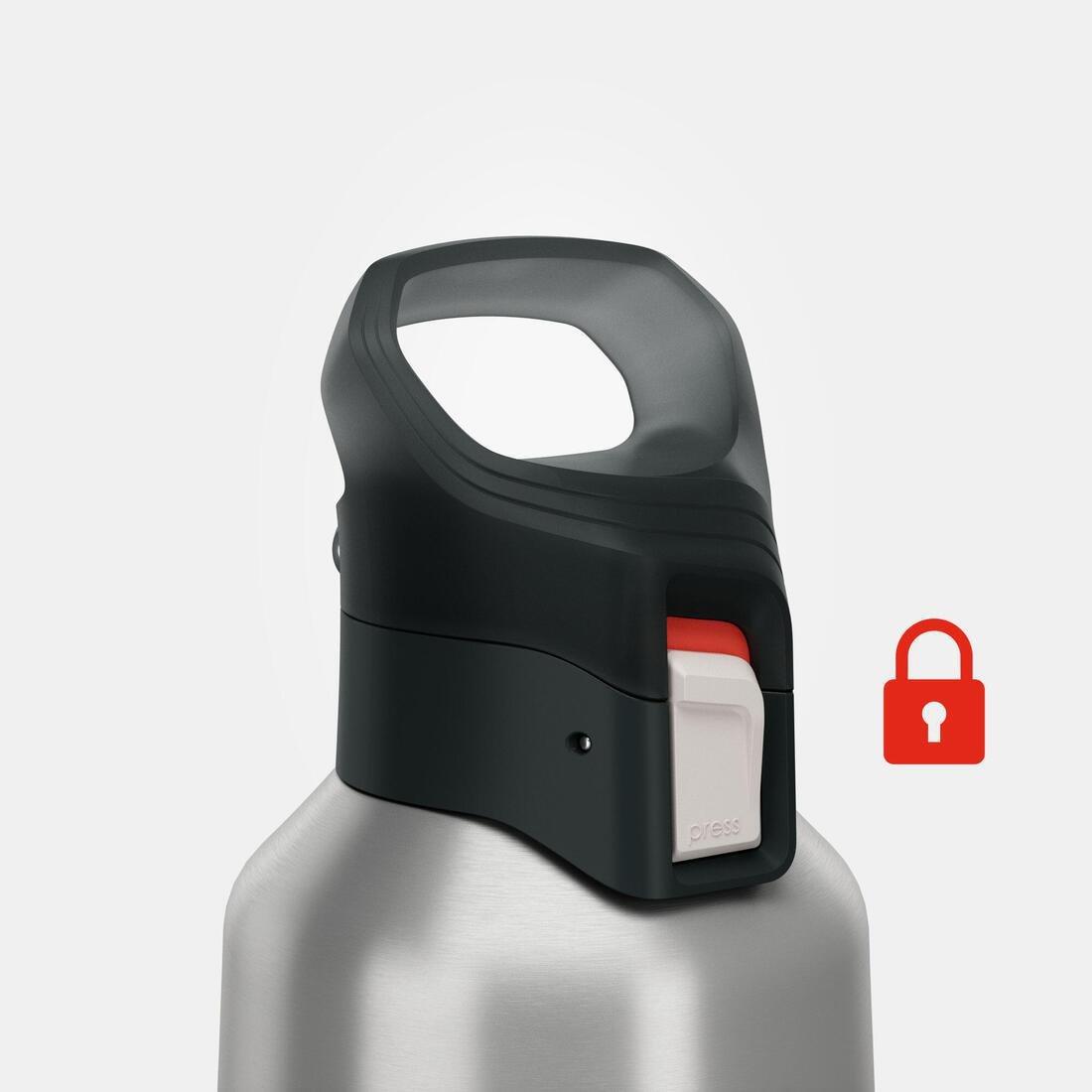 Isothermal Stainless Steel Hiking Flask Mh500 1L, Green, No Color, large image number 4