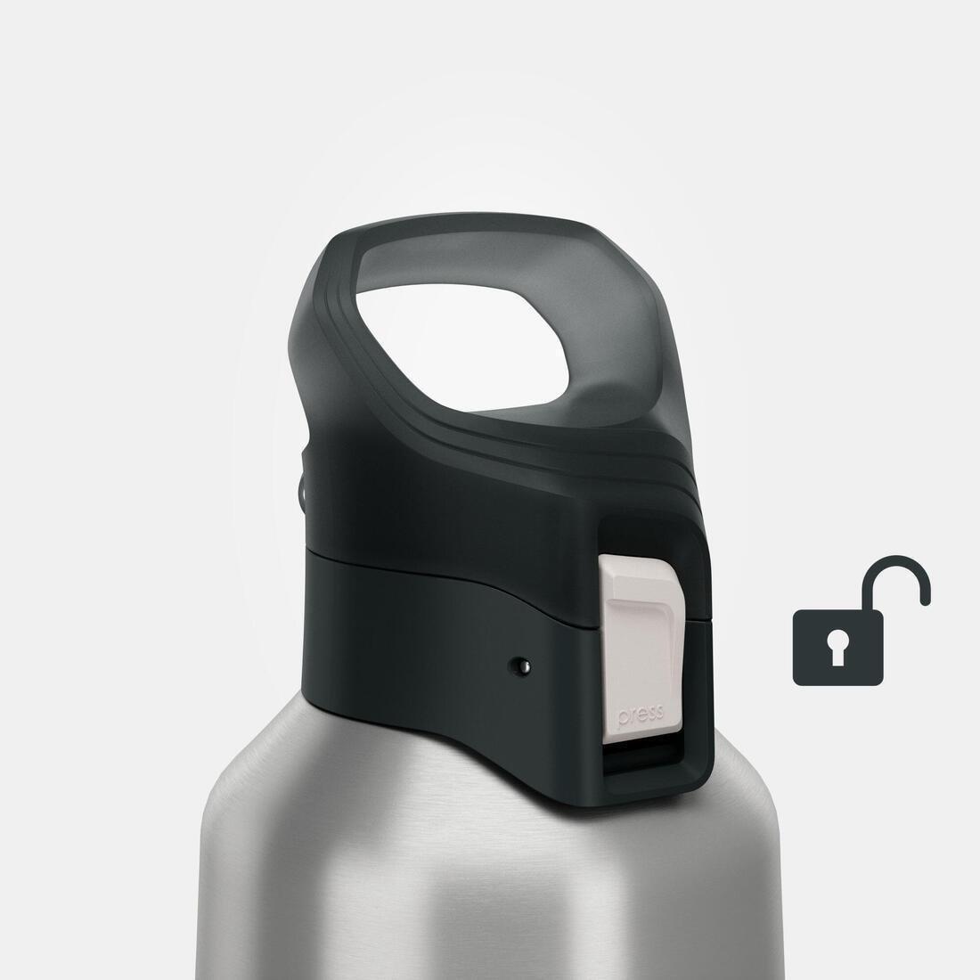 Isothermal Stainless Steel Hiking Flask Mh500 1L, Green, No Color, large image number 5