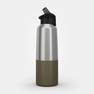 QUECHUA - Isothermal Stainless Steel Hiking Flask Mh500 1L, Green