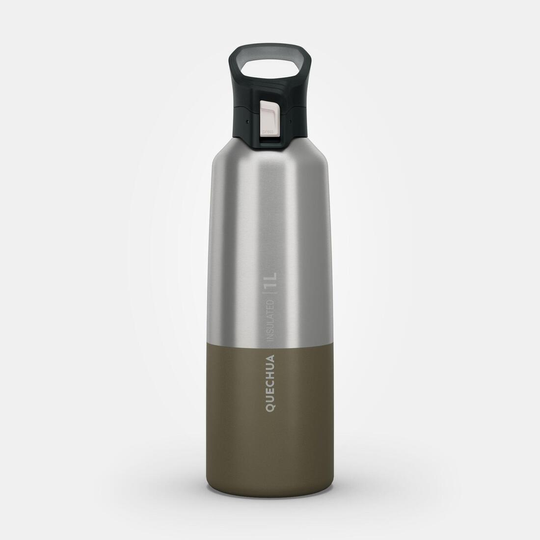 Isothermal Stainless Steel Hiking Flask Mh500 1L, Green, No Color, large image number 11