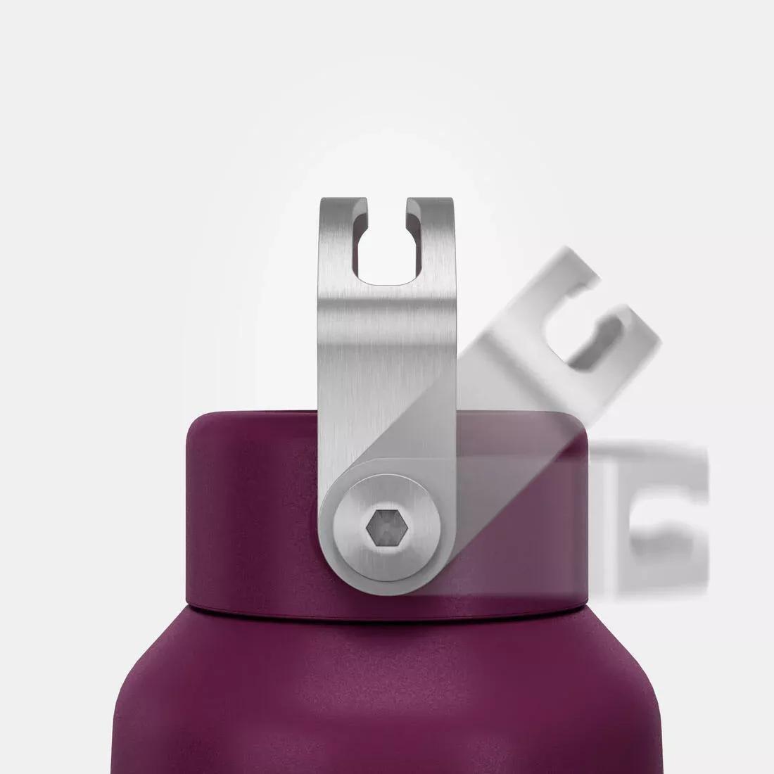 Stainless Steel Hiking Flask With Screw Cap Mh100 0.6 L, Purple, No Color, large image number 13