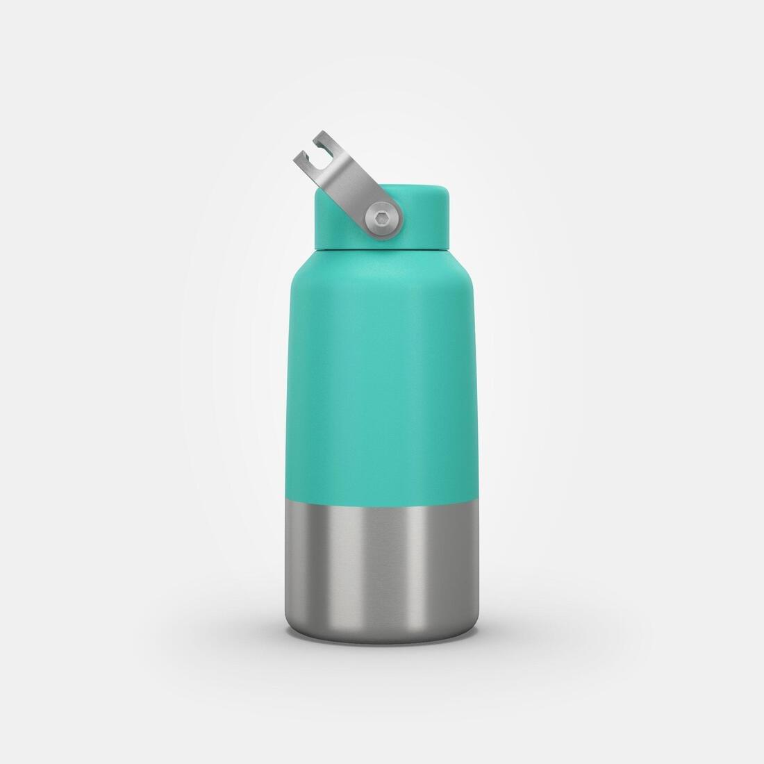 Stainless Steel Hiking Flask with Screw Cap MH100, Grey, No Color, large image number 4
