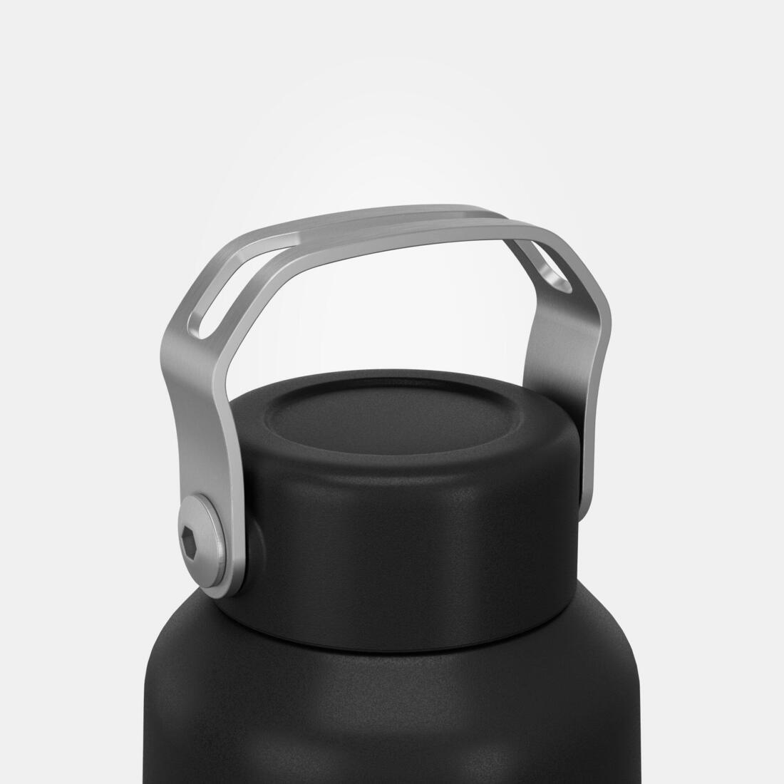 Stainless Steel Hiking Flask With Screw Cap Mh100 0.6 L, Pink, No Color, large image number 6