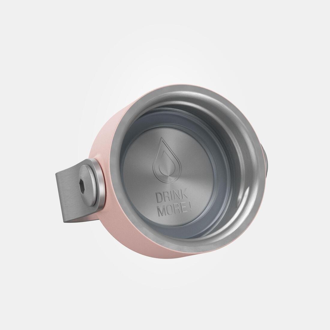 Stainless Steel Hiking Flask With Screw Cap Mh100 0.6 L, Pink, No Color, large image number 13