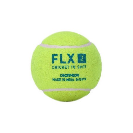 FLX - Tb Soft Extra Bounce Cricket Tennis Ball, Lime Yellow