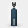 QUECHUA - Hiking Flask Mh500 Quick-Open Cap 1.5 Litre Aluminium, Blue