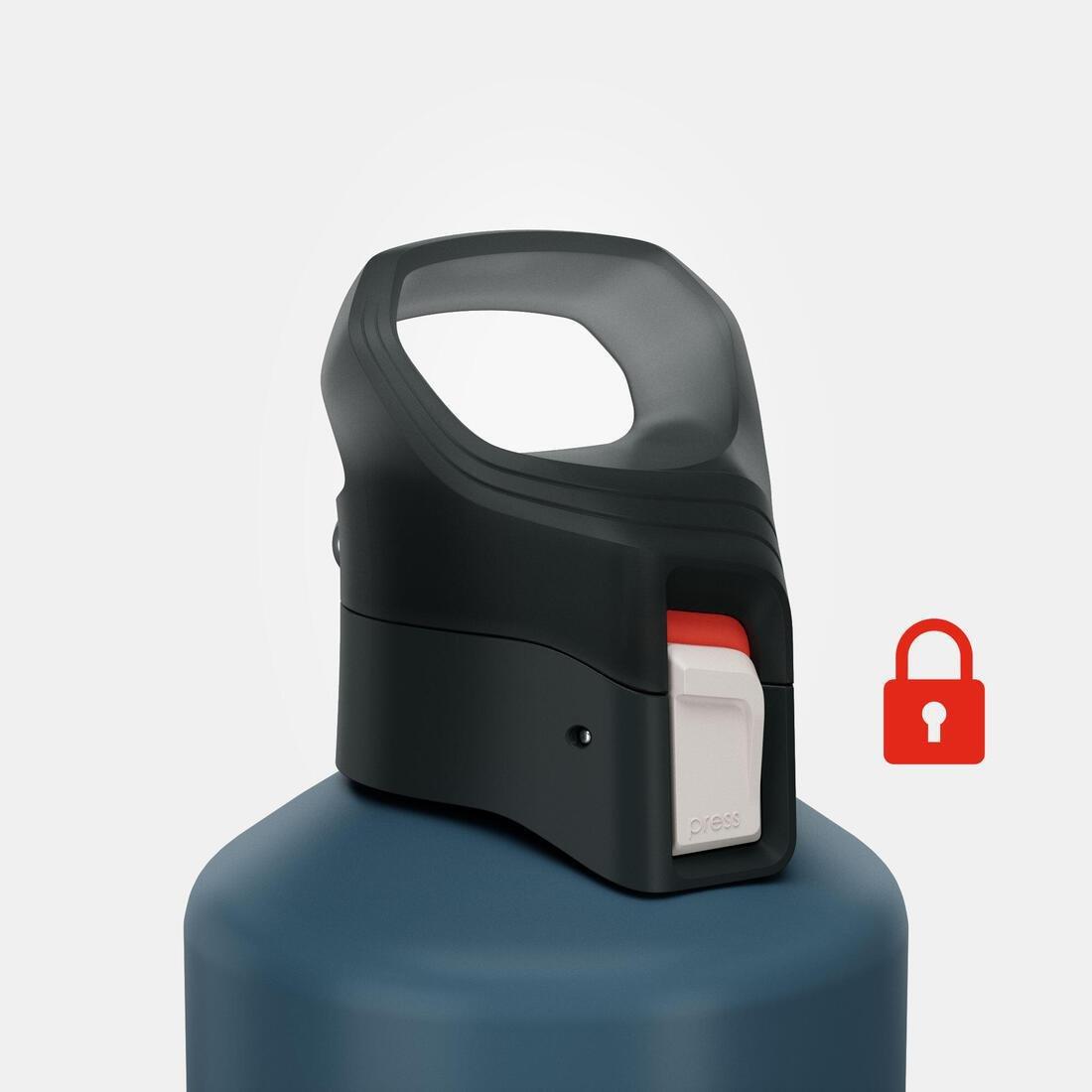Hiking Flask Mh500 Quick-Open Cap 1.5 Litre Aluminium, Blue, No Color, large image number 3