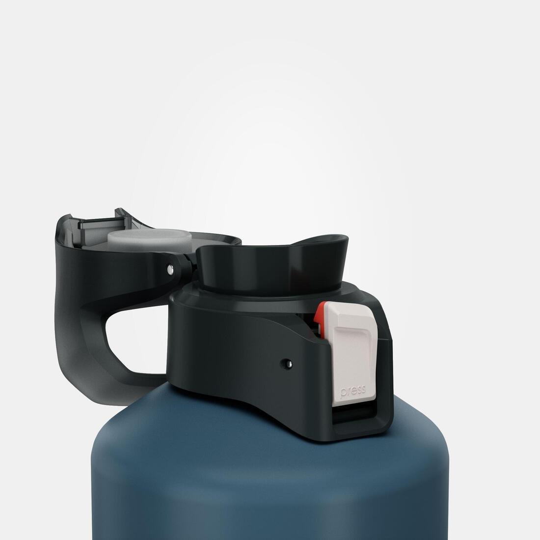 Hiking Flask Mh500 Quick-Open Cap 1.5 Litre Aluminium, Blue, No Color, large image number 6
